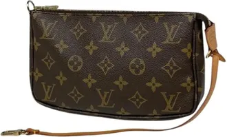 Louis Vuitton Pre-owned Mini Bags, female, Brown, Size: ONE SIZE Pre-owned Pochette Pouch
