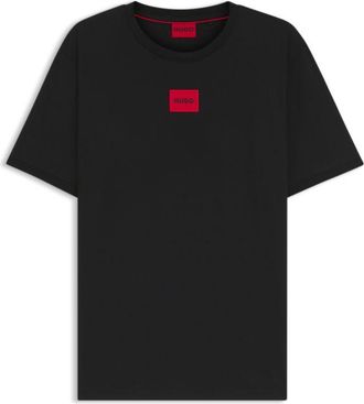HUGO BOSS Cotton-jersey T-shirt with logo label