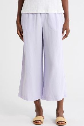 Splendid Angie Cropped Palazzo Pants in Lavender Purple at Nordstrom Rack, Size X-Small