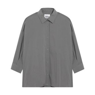 Douuod Buttoned Shirt - female - Douuod Woman - Shirts - Gray - M - Blouses & Shirts