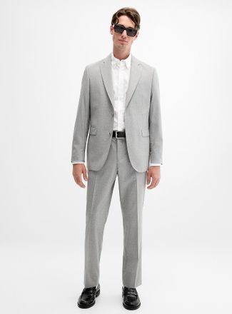 Le 31 Mens Pure wool suit Wool weave by Paulo de Oliveira London fit - Semi-slim