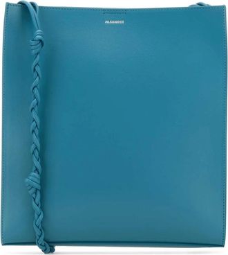 Jil Sander Tangle MD - Dames - Schoudertassen - Blauw - ONE Size - Tassen