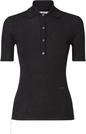 Fendi Mujer, Camisetas, Negro, Talla: M