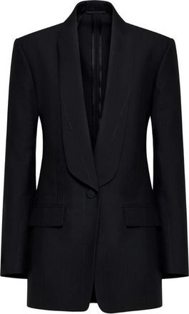 Givenchy Fitted Jacket Black, Brand Size 38 (US Size 4)