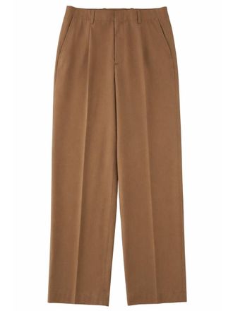 Our Legacy Tailored Wide-Leg Front Pleats Virgin Wool Formal Pants