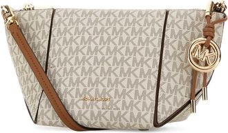 Michael Kors Womens Printed Canvas Jordi Crossbody Bag Vanillaacrn Borse A Tracolla