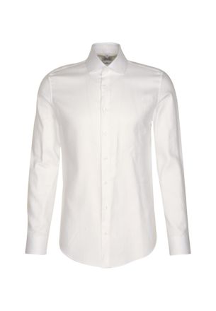 Seidensticker Herren Business Hemd - Shaped Fit - Bügelfrei - Kent-Kragen - Langarm - 100% Baumwolle