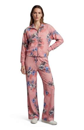 Lords of Harlech Exotic Floral Womens Wide Leg Lounge Pant in Exotic Floral Coral at Nordstrom, Size X-Large 31