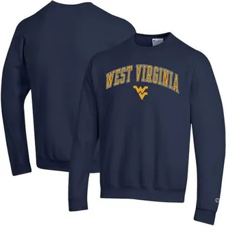 Champion Mens Champion Navy West Virginia Mountaineers Arch Over Logo Pullover Sweatshirt at Nordstrom, Size Xx-Large