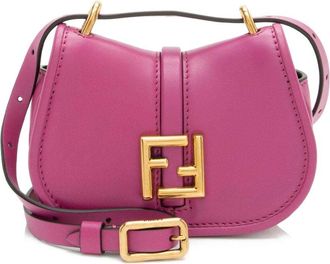 Fendi Fendi Pink Leather Cmon Nano Shoulder Bag (Authentic Pre-Loved)