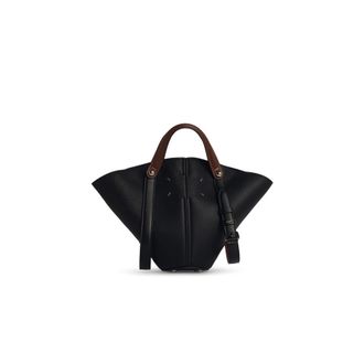 Maison Margiela Small Dress-Age Black Leather Bag