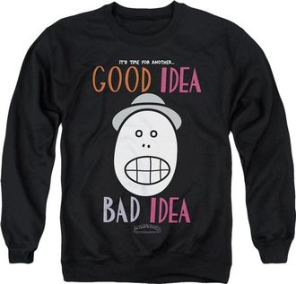 Gildan Animaniacs Good Idea Bad Idea Adult Crewneck Sweatshirt