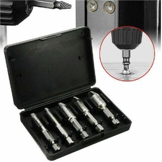 Trade Shop Trade Shop - Set 5 Estrattori Estrattore Viti Danneggiate Spanate Prigionieri Per Trapano