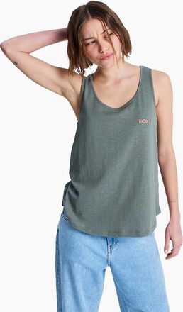 Roxy Womens Roxy Womens Saturdaze Tank Top Vest - Grey - Size: 10/8