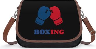 Generic I Love Boxing Fashion Womens Crossbody Bags Novelty Handbag Shoulder Bag Purse