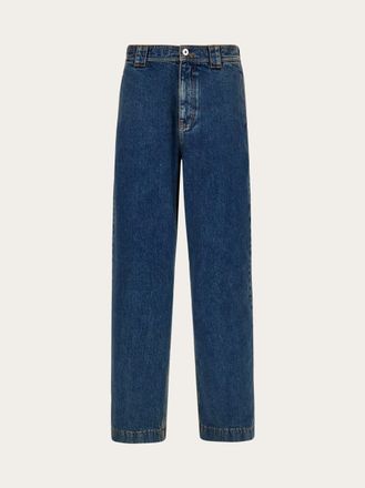 Ferragamo Men Workwear trouser Blue