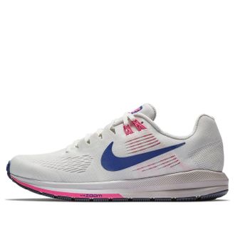 Nike (WMNS) Nike Air Zoom Structure 21 White Pink Blue 904701-101