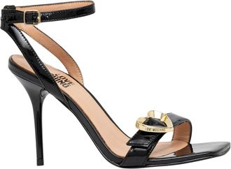 Love Moschino Sandali con Tacco Alto - - Shoes - Donna - Nero - 39 EU