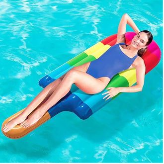 Trade Shop Trade Shop - Ghiacciolo Gelato Isola Materassino Gonfiabile Mare Piscina 180 X 72 Cm