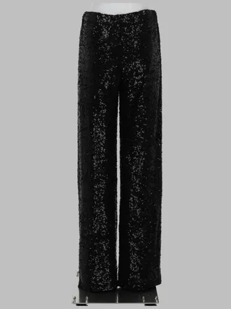 P.A.R.O.S.H. Sequin-Embroidered Trousers - Black
