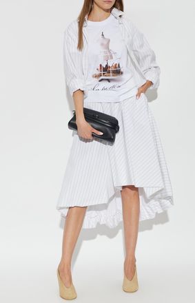 Moschino T-shirt With Print, Womens, White