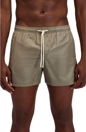 Sundek Solid Swim Trunks in Pine at Nordstrom, Size X-Large