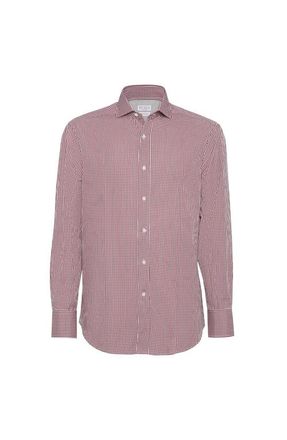 Brunello Cucinelli Spread collar shirt in Amaranth at Nordstrom, Size Xxx-Large Eu
