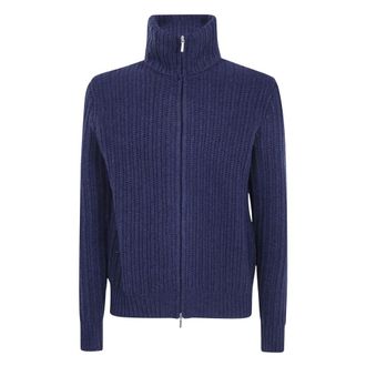 Barba Cardigans - Knitwear - Hombre - Azul - 2XL