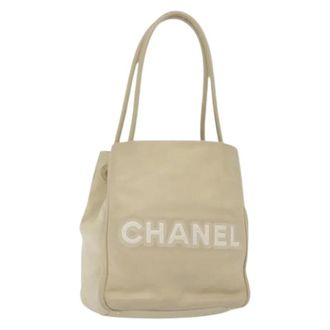 Chanel Pre-owned Cuero bolsos-chanel - Pre-owned - Mujer - Beige - ONE SIZE