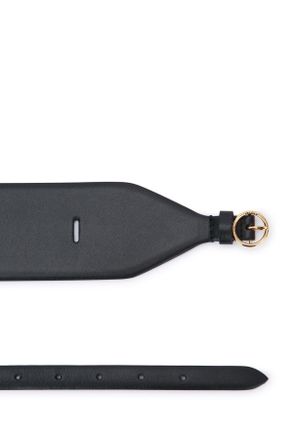 Alaia Womens Large Belt Noir Cinture