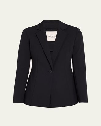 Lafayette 148 New York Slim Single-Button Blazer