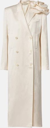 Magda Butrym Cappotto con applicazioni floreali