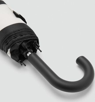 Mango Ombrello stampa righe nero - Donna - Taglia unica - MANGO