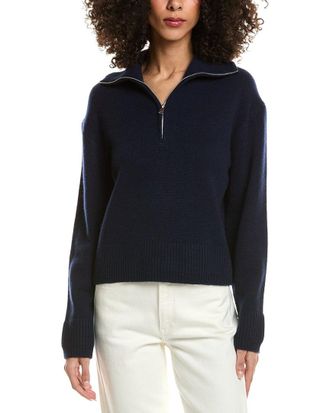 SIMKHAI Andes 1/2-Zip Cashmere Pullover