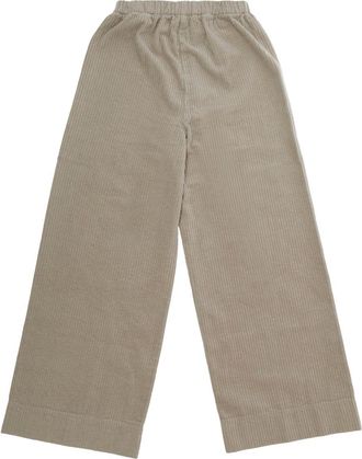 Il Gufo Ribbed Knit Trousers - Brown