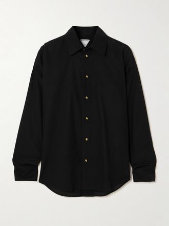 Bottega Veneta Camicia In Popeline - Nero