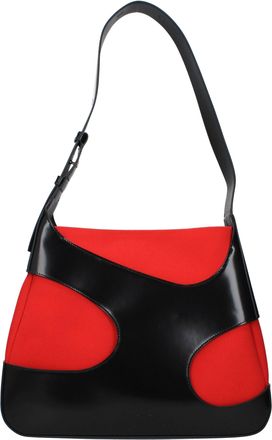 Ferragamo Black Fabric Shoulder Womens Bag