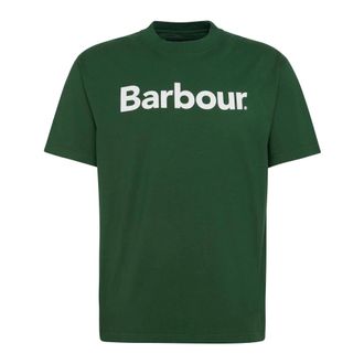 Barbour Pensford Oversized Tee - male - Barbour - T-Shirts - Green - XL - Tops