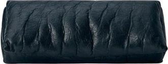 Rick Owens Bolso de mano de piel fruncida - Bags - Mujer - Negro - ONE SIZE