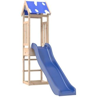 vidaXL Parque Infantil De Exterior De Madera Maciza De Pino Vidaxl