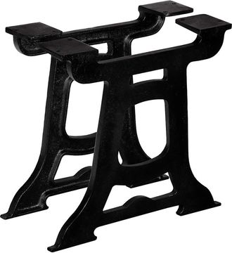 vidaXL Patas De Mesa De Comedor En Y Hierro Fundido 2 Unidades Vidaxl