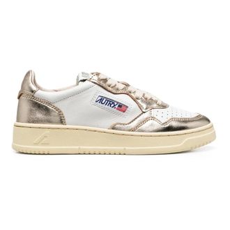 Autry Medalist Lage Sneakers - Dames - Schoenen - Geel - Maat: 37 EU Katoen