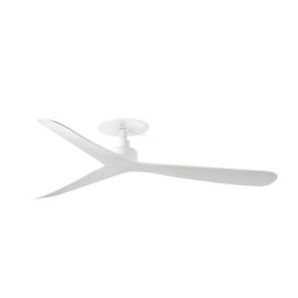 Netlighting Rocker Recessed 132cm Ceiling Fan Matt White