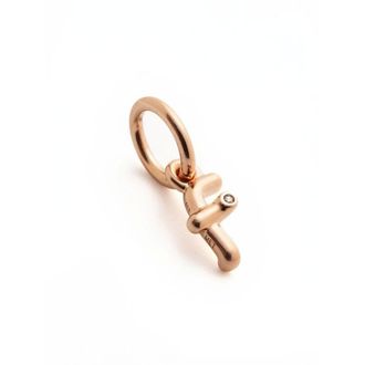 Pandora Charm Pendente Lettera F Script Alfabeto - - Accessories - Donna - Giallo - ONE SIZE