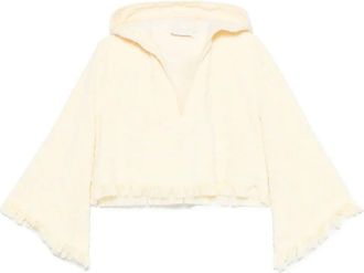 Zimmermann Felpa in cotone con cappuccio - Giallo