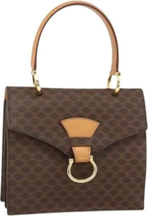 Celine Pre-owned Vintage Handtas - Dames - Vintage Handtas - Bruin - ONE Size - Leer - Vintage