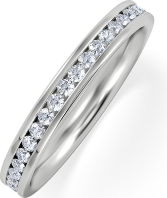 The Diamond Store Diamond Eternity Ring Rae Channel Set 0.50ct H/Si in Platinum