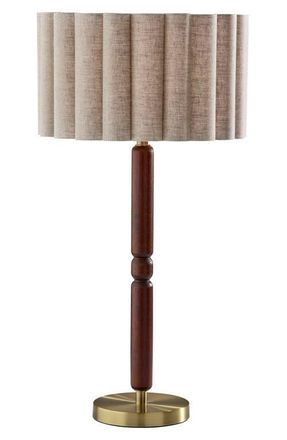 Adesso Laine Table Lamp in Antique Brass at Nordstrom