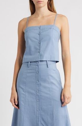 Wayf Cynthia Camisole in Chambray Blue at Nordstrom Rack, Size X-Small