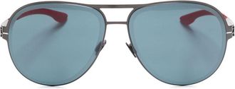 Ic! Berlin Occhiali da sole Satisfaction RS x Rolling Stones - Nero